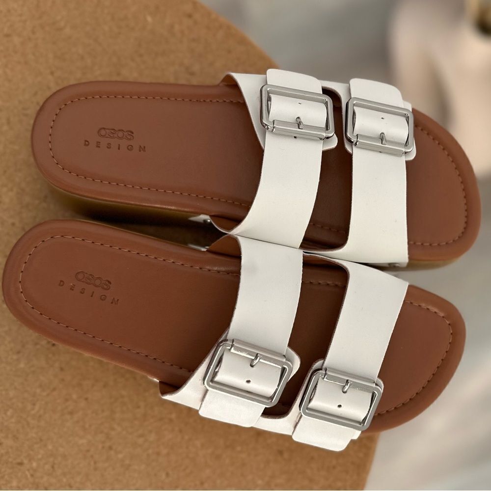 ASOS Design Clogs in White Brazil
